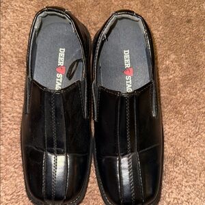 Boys’ Deer Stags Classic Black Loafers